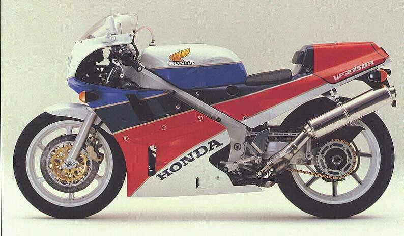 moto honda des annees 90